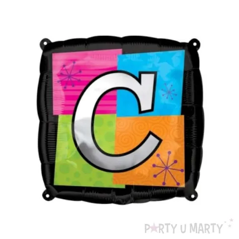 balon foliowy literka c rozmiar 18 1 szt