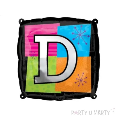 balon foliowy literka d rozmiar 18 1 szt