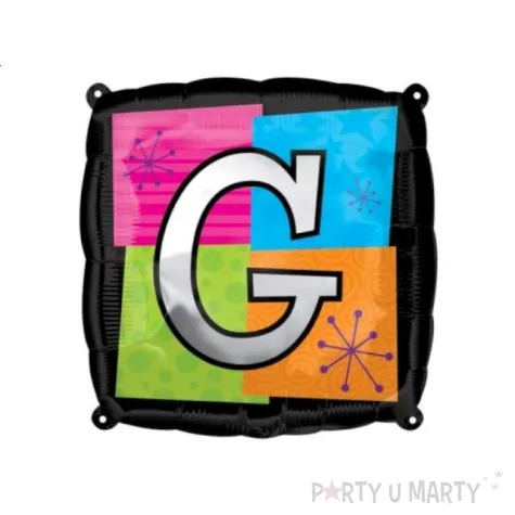 balon foliowy literka g rozmiar 18 1 szt