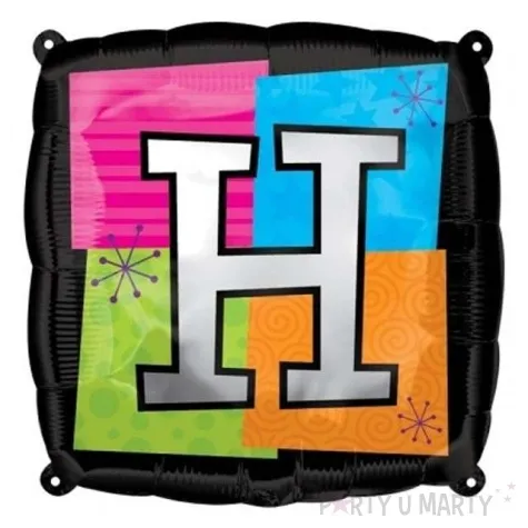 balon foliowy literka h rozmiar 18 1 szt