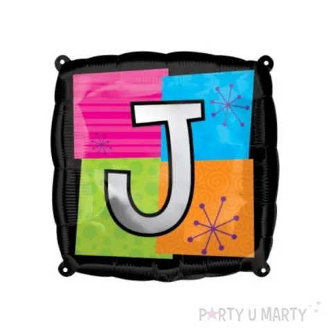 balon foliowy literka j rozmiar 18 1 szt