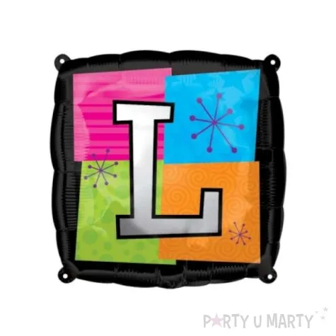 balon foliowy literka l rozmiar 18 1 szt