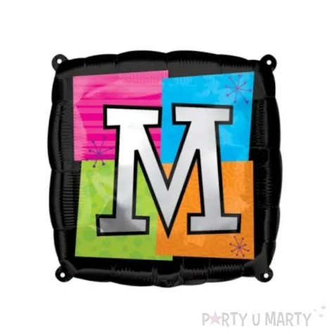 balon foliowy literka m rozmiar 18 1 szt