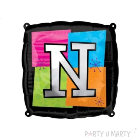 balon foliowy literka n rozmiar 18 1 szt