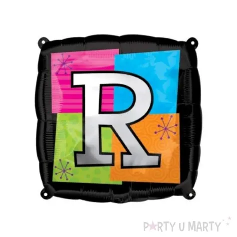 balon foliowy literka r rozmiar 18 1 szt