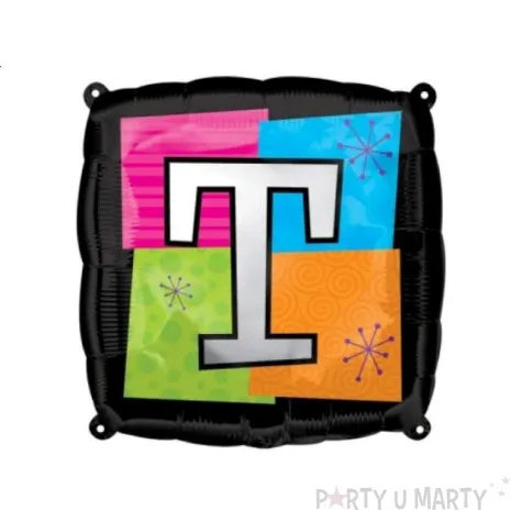 balon foliowy literka t rozmiar 18 1 szt