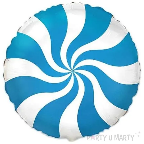 balon foliowy lizak niebieski flexmetal 18 rnd