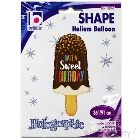 balon foliowy lody urodzinowe holo betallic 36 shp