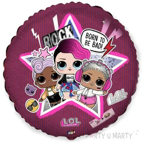 balon foliowy lol suprise born to be bad flexmetal 18 rnd