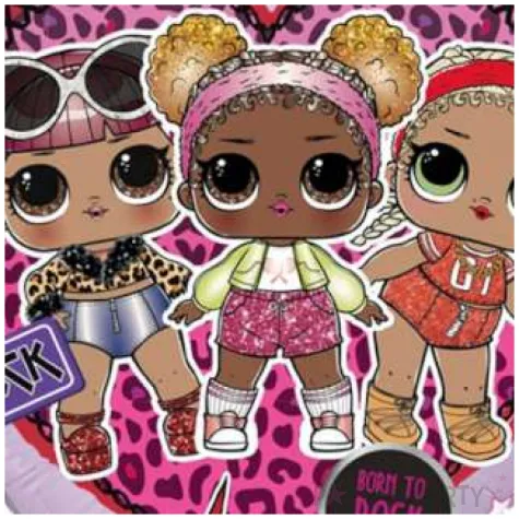 balon foliowy lol suprise serce flexmetal 18 hrt