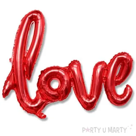 balon foliowy love czerwony dekoracjepolska 31 shp