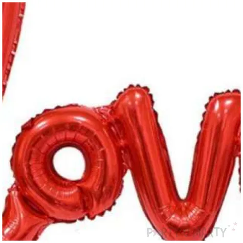 balon foliowy love czerwony jix 22 shp