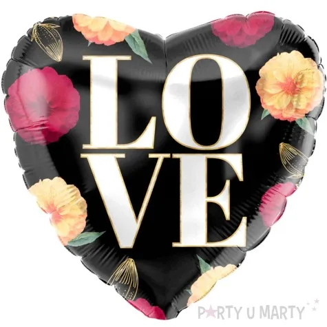 balon foliowy love kwiaty folat 18 hrt