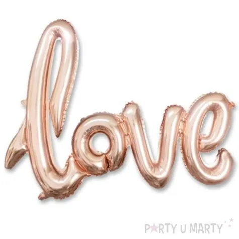 balon foliowy love rozowe zloto dekoracjepolska 31 shp