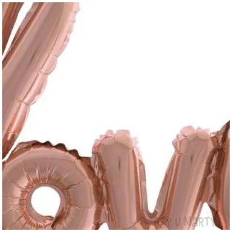 balon foliowy love rozowe zloto funny fashion 40 shp