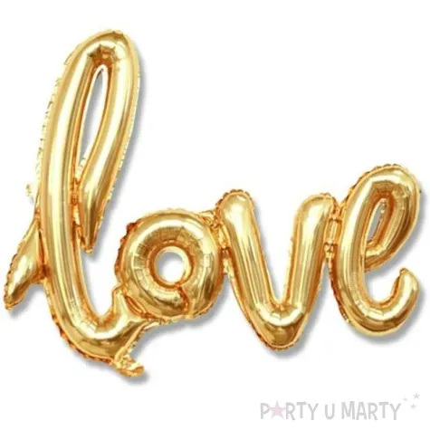 balon foliowy love zloty dekoracjepolska 21 shp