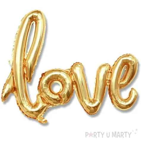 balon foliowy love zloty dekoracjepolska 31 shp