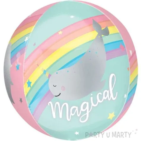 balon foliowy magiczna tecza amscan 16 orb