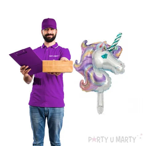 balon foliowy maly jednorozec teczowy 14 shp