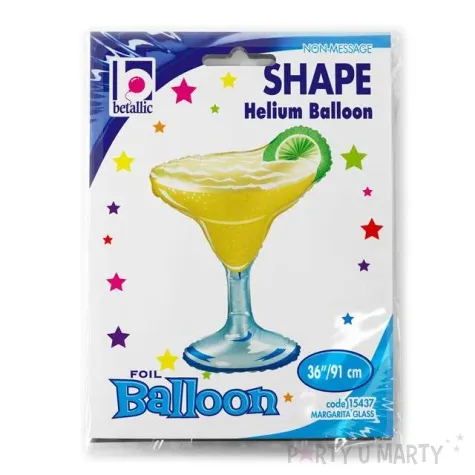 balon foliowy margarita z limonka betallic 36 shp