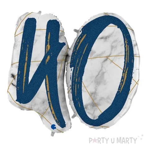 balon foliowy marmur 40 granatowy grabo 40 shp