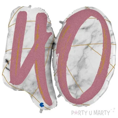 balon foliowy marmur 40 rozowe zloto grabo 40 shp