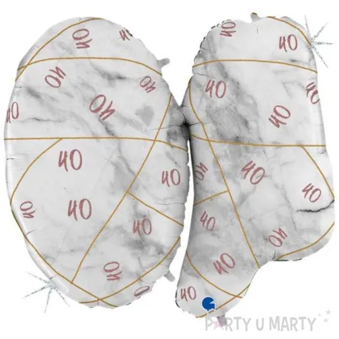 balon foliowy marmur 40 rozowe zloto grabo 40 shp