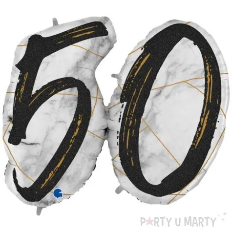 balon foliowy marmur 50 czarny grabo 44 shp