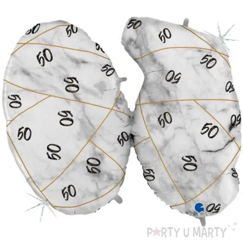 balon foliowy marmur 50 czarny grabo 44 shp