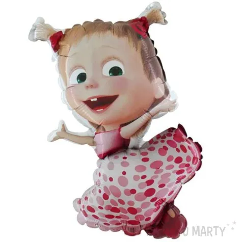 balon foliowy masha w kropki grabo 14 shp