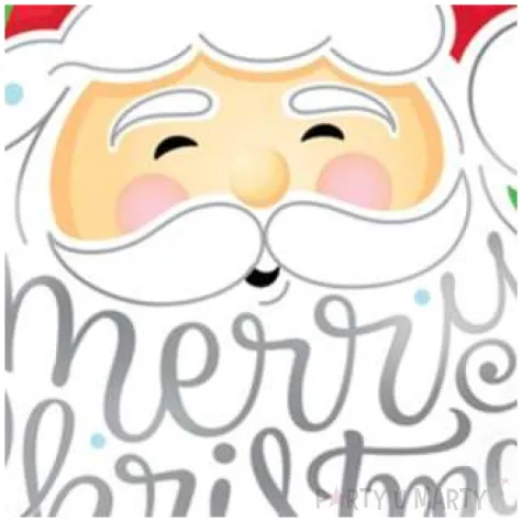 balon foliowy merry christmas mikolaj qualatex 18 rnd