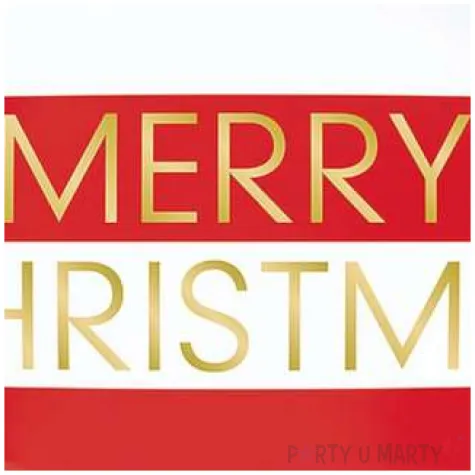 balon foliowy merry christmas pasy qualatex 18 rnd