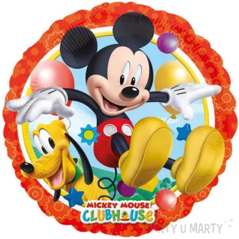 balon foliowy mickey i pluto amscan 18 rnd
