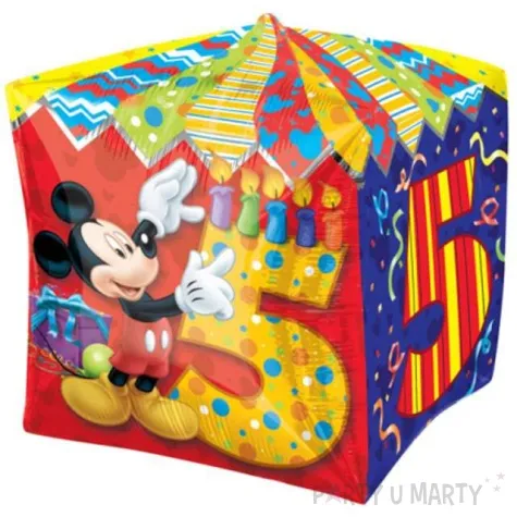 balon foliowy mickey mouse 5 urodziny amscan 15 cbz