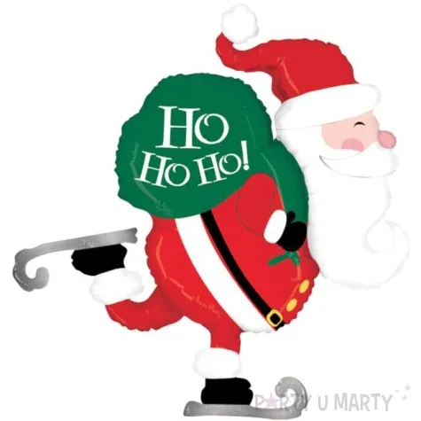 balon foliowy mikolaj na nartach betallic 45 shp