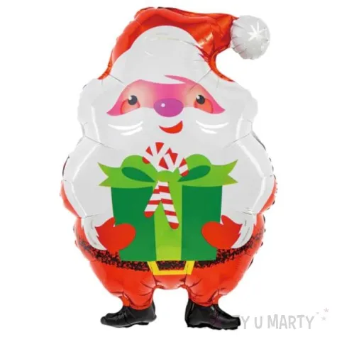 balon foliowy mikolaj z prezentem partypal 25 shp