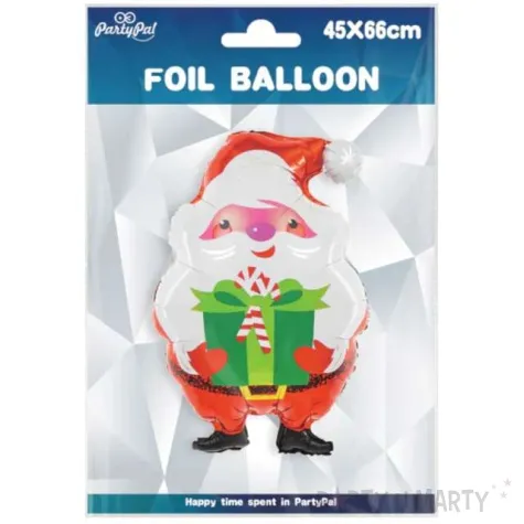 balon foliowy mikolaj z prezentem partypal 25 shp