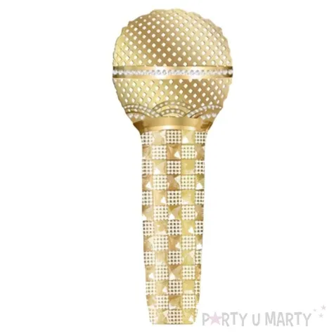 balon foliowy mikrofon zloty jix 33 shp