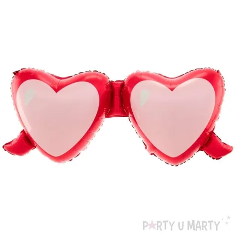 balon foliowy milosne okulary rozowy partypal 43 shp