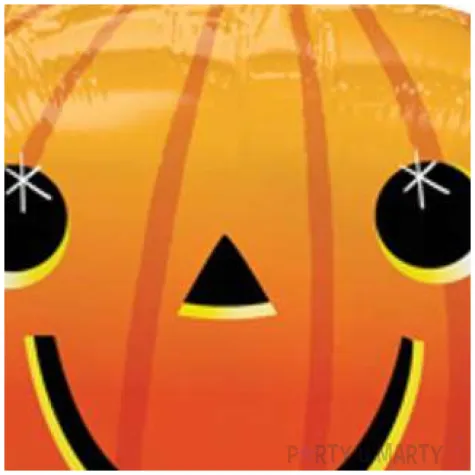 balon foliowy mini dynia pomaranczowy amscan 18 rnd