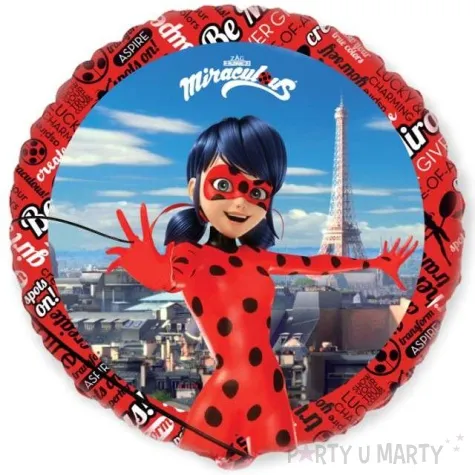 balon foliowy miraculous biedronka flexmetal 18 rnd