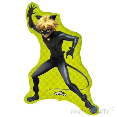 balon foliowy miraculous czarny kot flexmetal 24 shp