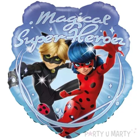 balon foliowy miraculous magical superheroes party factory 18 shp