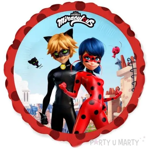 balon foliowy miraculous street flexmetal 18 rnd