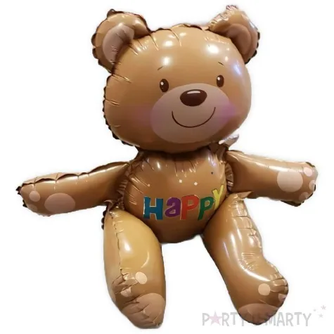 balon foliowy mis happy brazowy 7 7 27 shp