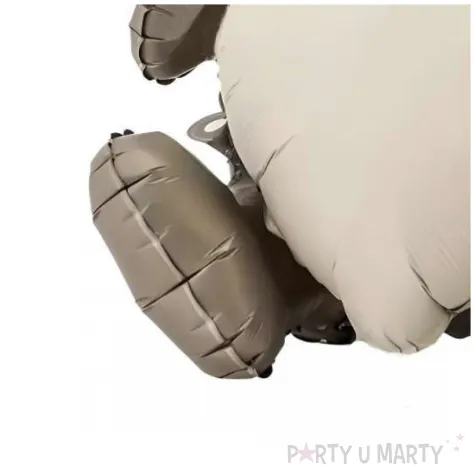 balon foliowy mis matus z serduszkiem bezowy godan 22 shp