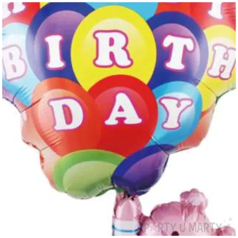 balon foliowy mis z balonami happy birthday jix 20 shp