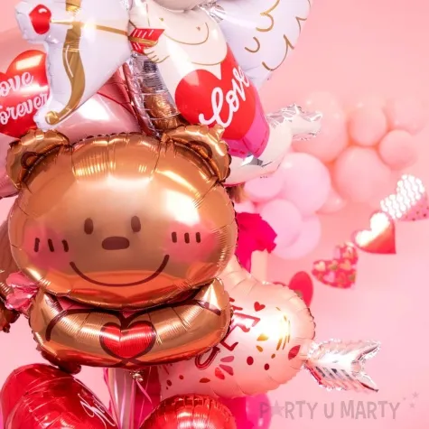 balon foliowy mis z serduszkiem partypal 30 shp