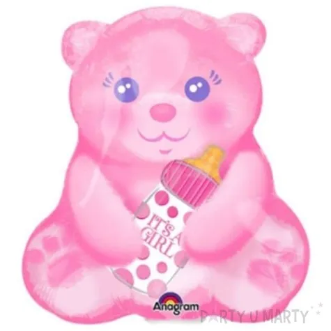 balon foliowy misiu its a girl amscan 9 shp