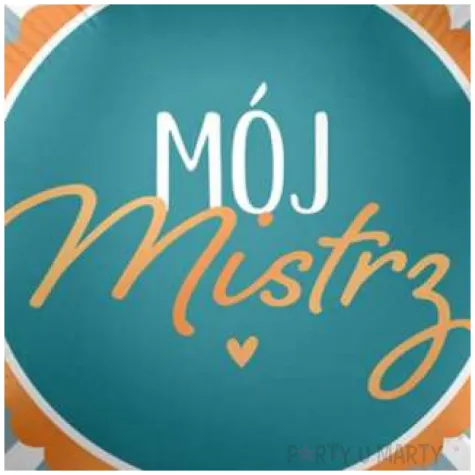 balon foliowy moj mistrz turkusowy premioloon 17 rnd